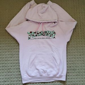 Pink rose thrasher hoodie